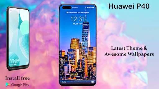 Huawei P40 Pro Launcher: Themes & Wallpaper screenshot 1