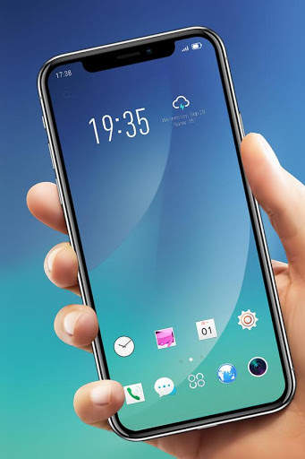 Abstract theme Blue gradient art screenshot 4