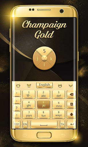 Champaign Gold Go Keyboard Theme screenshot 2