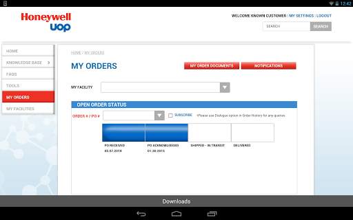 UOP Order Status screenshot 10