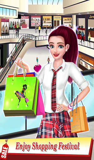 Shopping Mall Fashion Store High School Girl Game screenshot 15