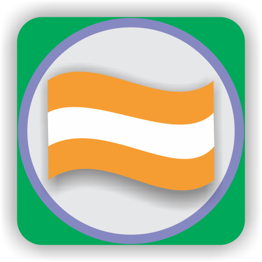 World Flag with capitals icon