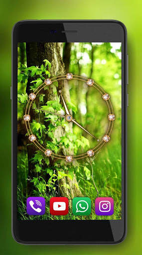 Forest Clock Live Wallpaper screenshot 1