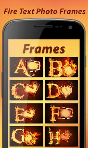 Fire Text Photo Frame - Fire Text Photo Editor screenshot 4