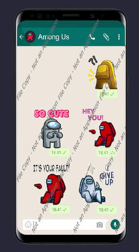 WAStickerApps Among Us - Funny Sticker Among Us screenshot 4