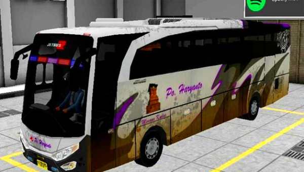 Livery kotor Bus Simulator Indonesia screenshot 7