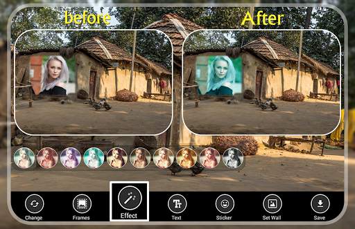 Village Photo Frames - my village life photo style 3 تصوير الشاشة