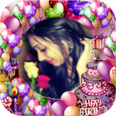 Birthday Photo Frames أيقونة