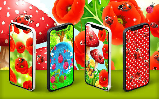 Ladybug live wallpaper screenshot 1