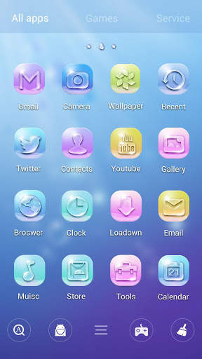 Bubble GO Launcher Theme screenshot 3