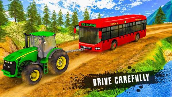 Chained Tractor Towing Bus screenshot 1