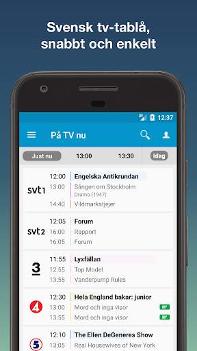 TV24.se - Svensk TV-tablå screenshot 1
