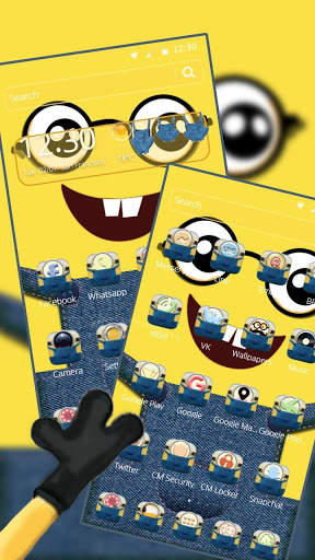 Yellow Cute Theme Wallpaper screenshot 3
