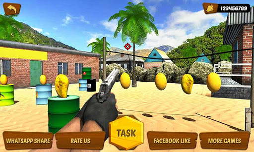 Mango Shooter Game: Fruit Gun Shooting screenshot 1
