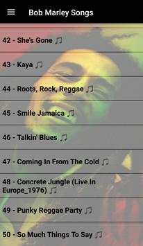 BOB MARLEY SONGS 2019 OFFLINE ( 50 SONGS ) screenshot 7