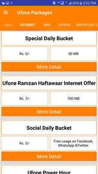 All Ufone Packages Info: screenshot 2