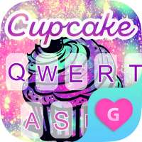 Unicorn Cupcake Keyboard Theme for Girls logo