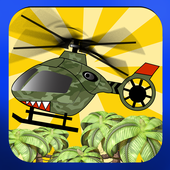Helicopter vs Ninja Stars icon