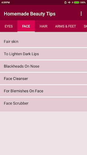 Homemade Beauty Tips 2 تصوير الشاشة