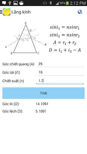Công thức Lý Lite screenshot 4