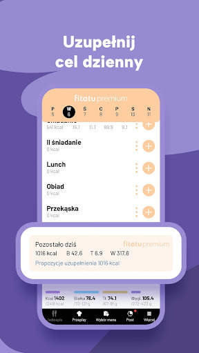 Fitatu Licznik Kalorii i Dieta screenshot 5