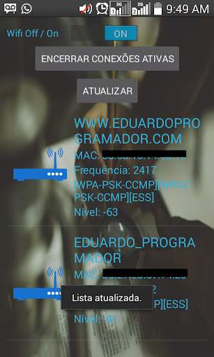 Analisador Wifi para Segurança da Informação screenshot 2