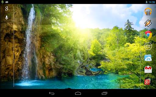 Waterfalls 3D Theme स्क्रीनशॉट 8