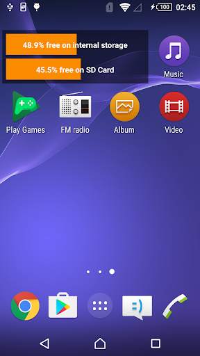 Simple Disk Space Widget screenshot 4