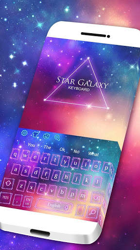 Star Galaxy Keyboard Theme screenshot 3