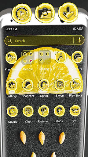 Lemon Slice Launcher Themes screenshot 4