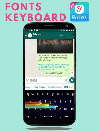 Fonts Keyboard: Stylish Text & Cool Fonts screenshot 1