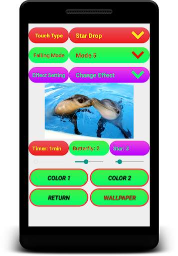 Dolphin Live Wallpaper - Screen Lock, Sensor, Auto screenshot 7