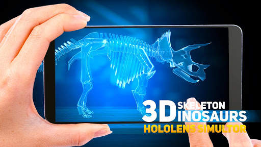 HoloLens Skeleton Dinosaurs 3D PRANK GAME screenshot 2