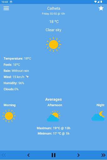 MadeiraWeather screenshot 10