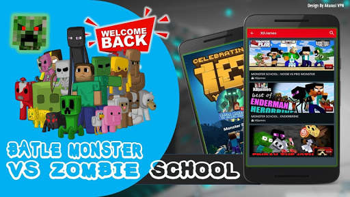 Battle Monster vs Zombie School Video screenshot 4