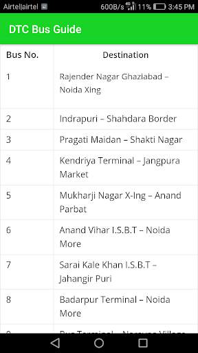Delhi Bus Route Guide screenshot 6