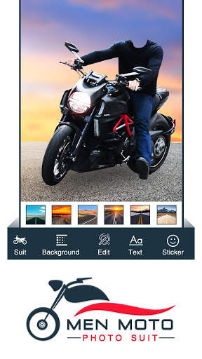 Men Moto Photo Suit : Bike Photo Editor screenshot 3