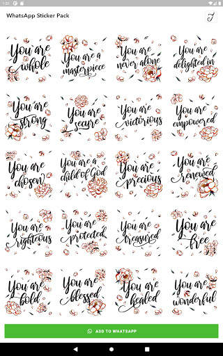 WAStickerApps - Your Identity in Christ WhatsApp screenshot 7