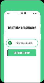 Daily Free RBX Calculator - Rubuxator скриншот 4
