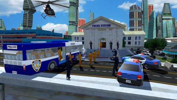 👮 Cop Coach Bus Driving Games: Real Police Games screenshot 5