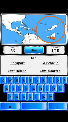 Wereld Geografie - Quiz Spel screenshot 5