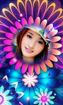 Neon Flower Photo Frames HD screenshot 7