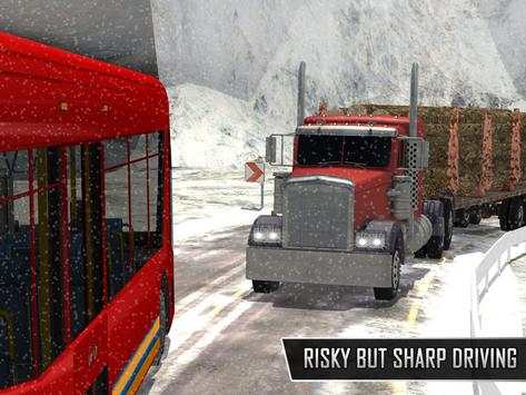 Snowy Bus Drive screenshot 12