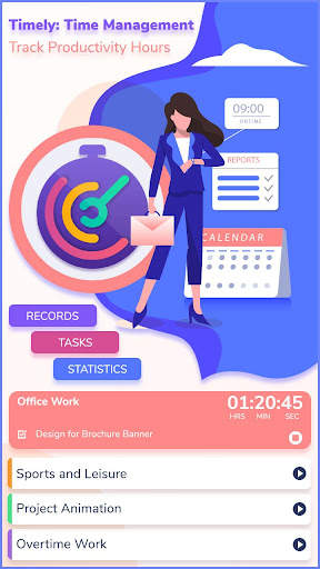 Timely: Time Management and Pr 1 تصوير الشاشة