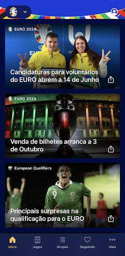 EURO 2024 e Women's EURO 2025 screenshot 5