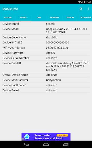 Mobile Info screenshot 8