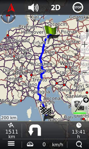 Navigation MapaMap Europe screenshot 1