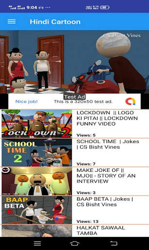 Hindi Cartoon Video - Comedy Cartoon Video 2021 screenshot 4