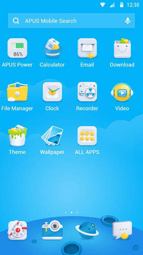 Whimsy-APUS Launcher theme screenshot 2