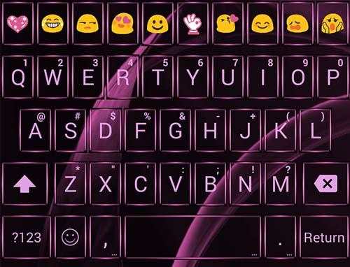 Gate Pink Emoji Keyboard 4 تصوير الشاشة